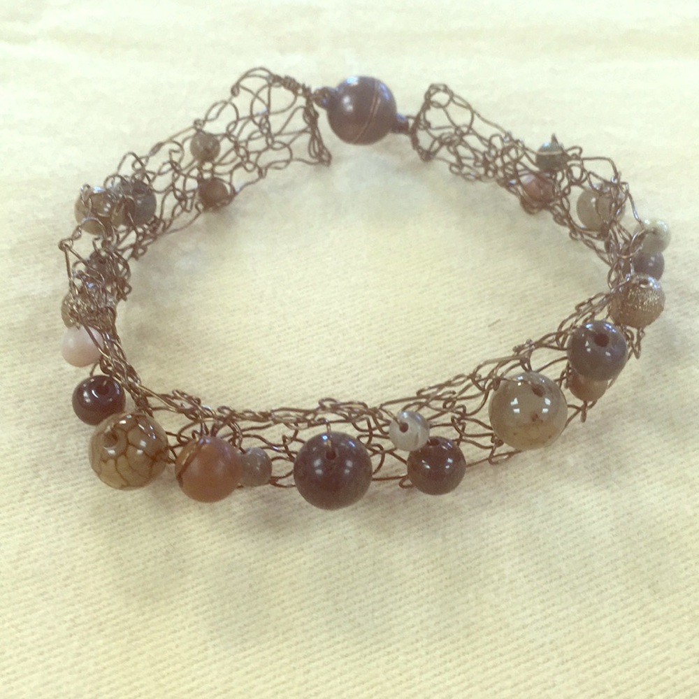 Wire mesh bracelet